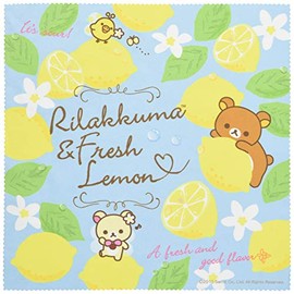 Rilakkuma Cleaning Cloth, Ultra Fine Fiber, 7.7 x 7.7 inches (19.5 x 19.5 cm)