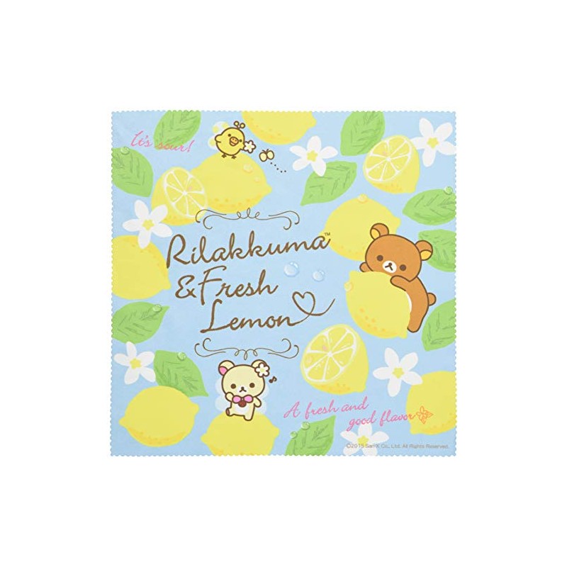 Rilakkuma Cleaning Cloth, Ultra Fine Fiber, 7.7 x 7.7 inches