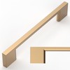 Amerdeco 10 Pack Champagne Bronze Cabinet Pulls 5 Inch(128MM) Hole