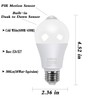 Aukora Motion Sensor Light Bulbs, 12W (100-Watt Equivalent) E26 Motion