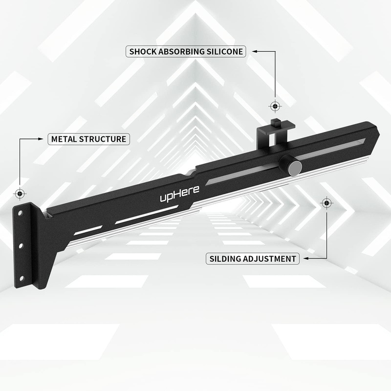 upHere Black & White GPU Support Bracket - Graphics Card
