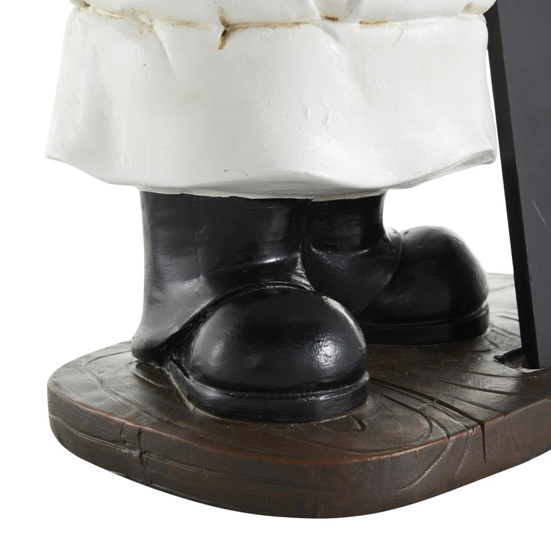 Deco 79 Polystone Chef Decorative Sculpture Home Decor Statue with