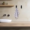 Pasking Pack of 10 Foldable Wall Hooks - Black Folding
