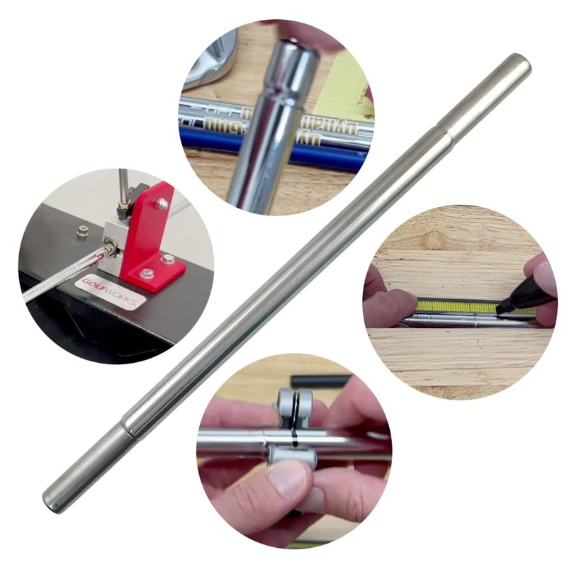 rideontogo 3PCS Golf Shaft Extensions - Durable Stainless Steel Golf