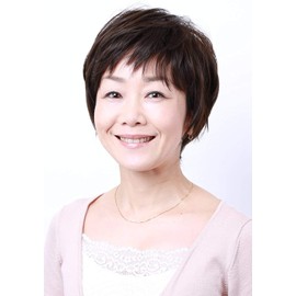 igennki Natural Black Human Hair Synthetic Blends Wig For Asian Women IU7162XH-N2 (Natural Black)