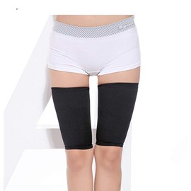 Egurs 1 Pair Women's Thigh Compression Stockings Support Stockings Compression Thigh Leg Warmers Socks Black