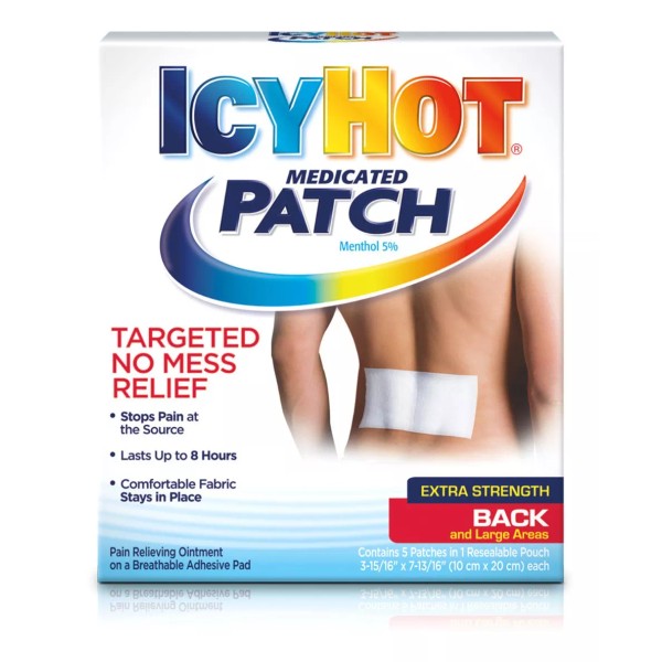 Icy Hot Parches Analgesico Icy Hot 10x20 Cms 5 Piezas Eg I02