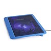Laptop Cooling Pad, Portable Super Quiet Fans with Blue LEDs,