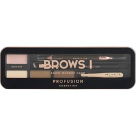 Profusion Cosmetics Eyebrow Pro Makeup Case Brows I - Light Medium
