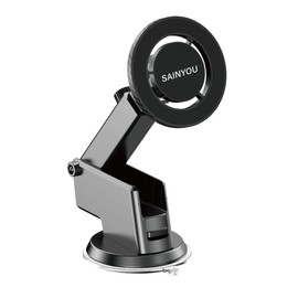 SAINYOU MAGSAFE ile UYUMLU, İÇERİĞİNDEKİ METAL APARATLAR İLE TÜM CEP TELEFONLARINA UYUM SAĞLAYAN, MIKNATISI ÇOK KUVVETLİ, TELESKOPİK, ŞEKİL ALABİLEN ÜST SEGMENT ARAÇ VE MASAÜSTÜ TELEFONTUTUCU