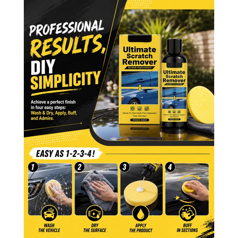 NanoPolix Scratch Remover,2026 New Scratch Remover for Vehicles,Quick Fix Removal