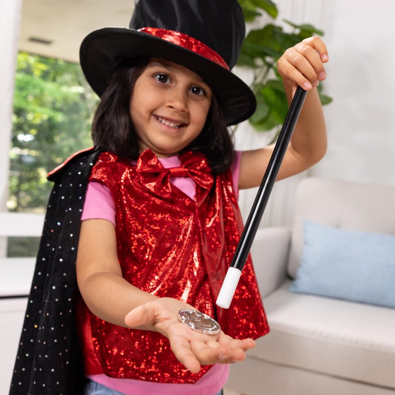 Melissa & Doug unisex-children Magician Role Play Costume Set -