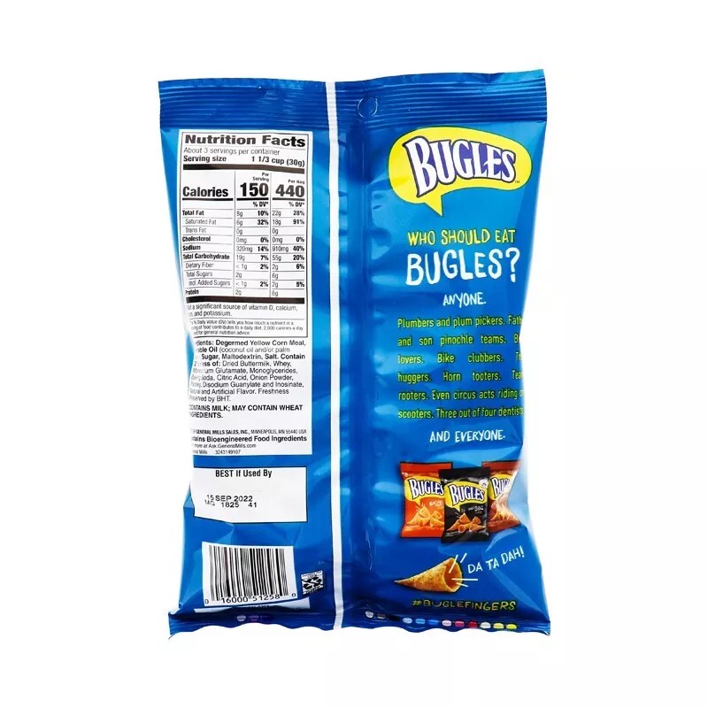 Bugles Ranch Naturally Flavored (Pack of 6) - 3 oz