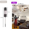 Telescoping Duster, Microfiber Dusters, 100" Extendable Cobweb Duster, Scratch-Resistant Cover,