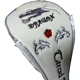Dragon Magnetic Head Cover Driver Headcover (White)