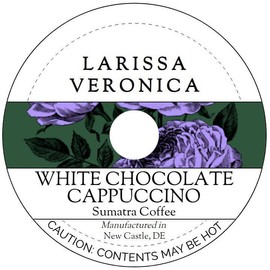 White Chocolate Cappuccino Sumatra Coffee (Single Serve K-Cup Pods) (Gourmet, Naturally Flavored, Whole Coffee Beans) (12 pods, ZIN: 578109) - 3 Pack