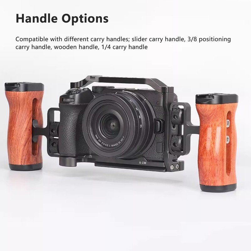 JLwin Camera Cage Aluminum Alloy 1/4 Inch 3/8 Inch Screws