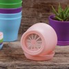 MUETKNYE 10 Pcs Plastic Planters Indoor Pots, Mini Flower Seedlings