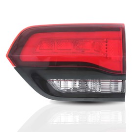 corkiauto Tail Lights Assembly Compatible with 2014-2022 Jeep Grand Cherokee Right Passenger Side Inner Rear Light, Replace OE#68236106AA, Black Frame