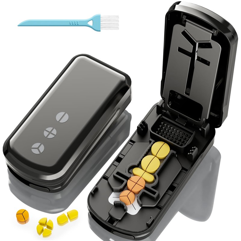 Pill Cutter Splitter for Small and Tiny Pills, 1/2 1/3