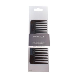 Mibella Hair Extension Comb Wide Detangling Comb for Curly and Perm Hair Black