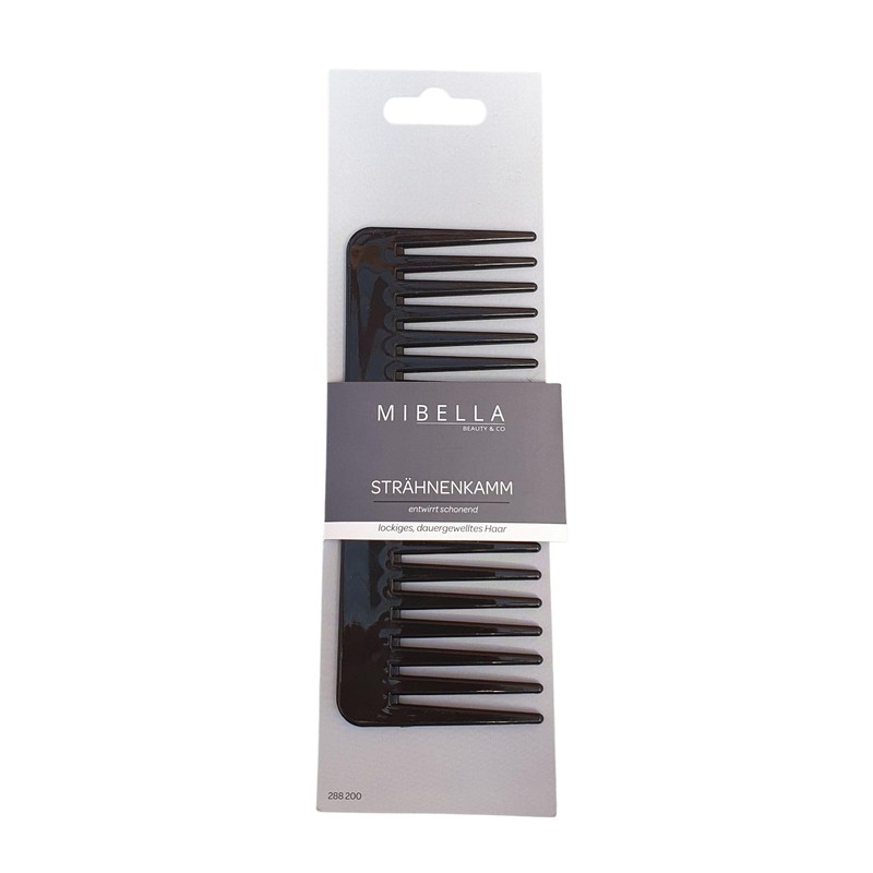 Mibella Hair Extension Comb Wide Detangling Comb for Curly and