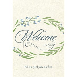 Welcome Folder: Welcome We Are Glad You Are Here (Package of 12)