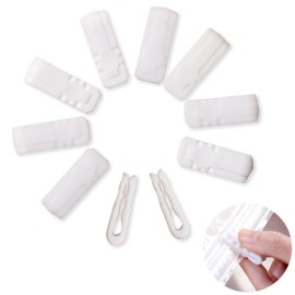 IIUIKOO 10 Pack Sealing Clips for Vacuum Storage Bags, Reusable, Slide-to-Seal, for Clothes, Food, Travel – Airtight, Space-Saving, Easy Grip