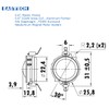 EASTEC FIADT1010-0400 Silk Dome Tweeter Unit 0.8" (20mm) 4Ω/10W Rated