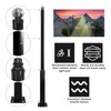 TTSITG Street Light Pole 13ft Tall - Black Outdoor Adjustable