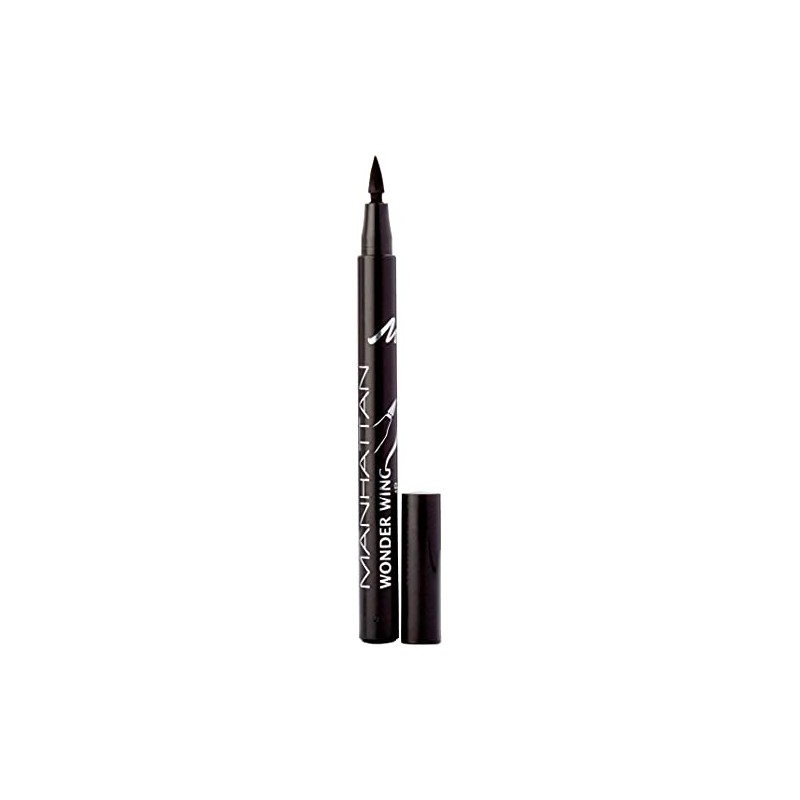 Manhattan Wonder Wing Eyeliner & Stamp, Black Stamp Eyeliner for
