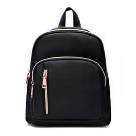 Yanaier Women's Backpack, Nylon, Waterproof, Anti-Theft, 2-Way Lightweight, Large Capacity, Storage for Small Rucksacks, Small Items, Mini Backpack, Zipper Back, Mother's Bag, Cute, Stylish for School