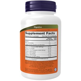 NOW Supplements, Papaya Enzyme with Mint and Chlorophyll, Digestive Support*, 180 Chewable Lozenges