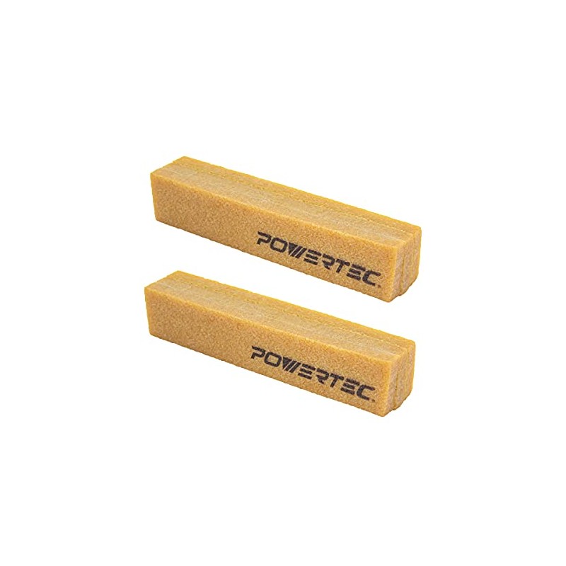 POWERTEC 71002-P2 - Barra de limpieza abrasiva para lijar cinturones