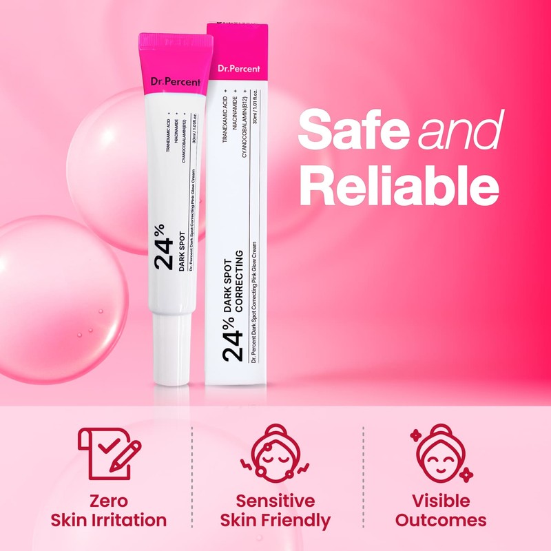 Dr.Percent [Dr.Percent]*TIMEDEAL* Dark Spot 24% Correcting Pink Glow Cream 30ml