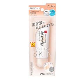 Nameraka Honpo Skin Care UV Primer NC Clear Beige Moisturizing Non-Chemical Zinc Oxide Free Low Irritation SPF45 PA+++ Beauty Serum Soap-off Soy Milk Isoflavone