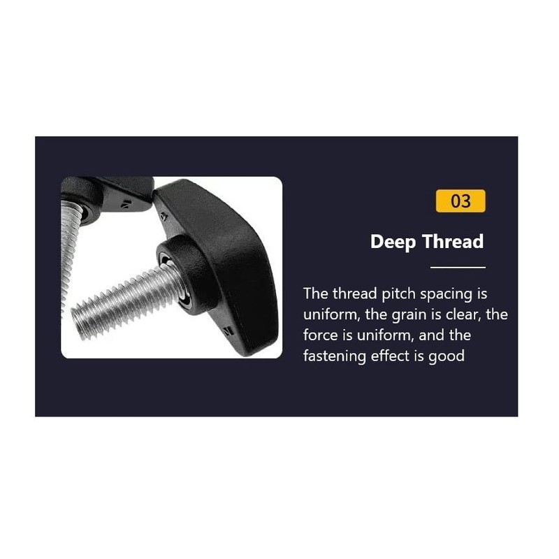 MACHSWON Clamping Handle Screw Knobs Handle for Lathes Mechanical Equipment