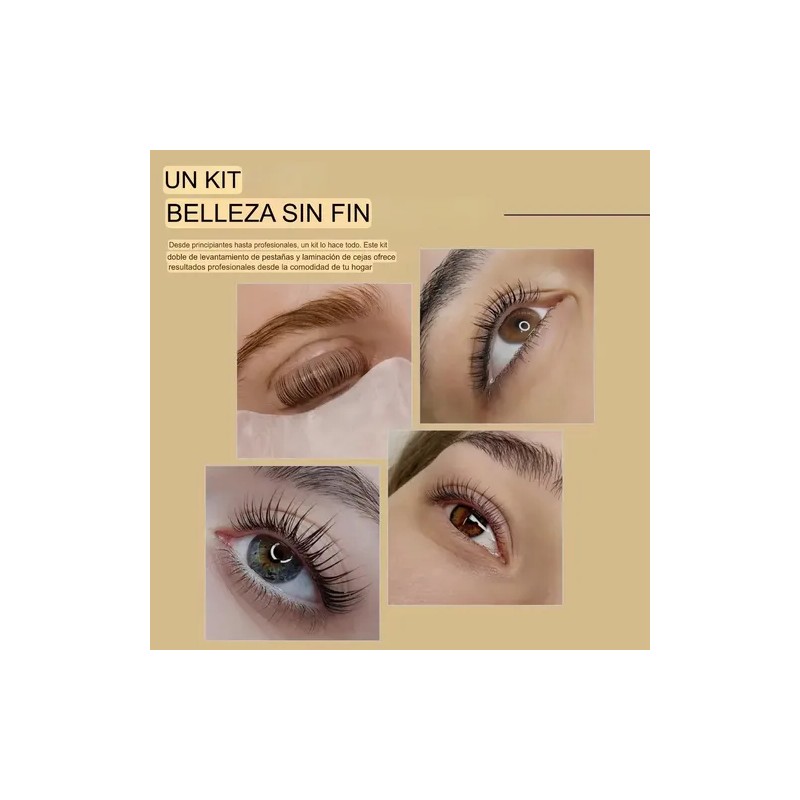 Kit De Laminación De Pestañas Y Cejas Gollee