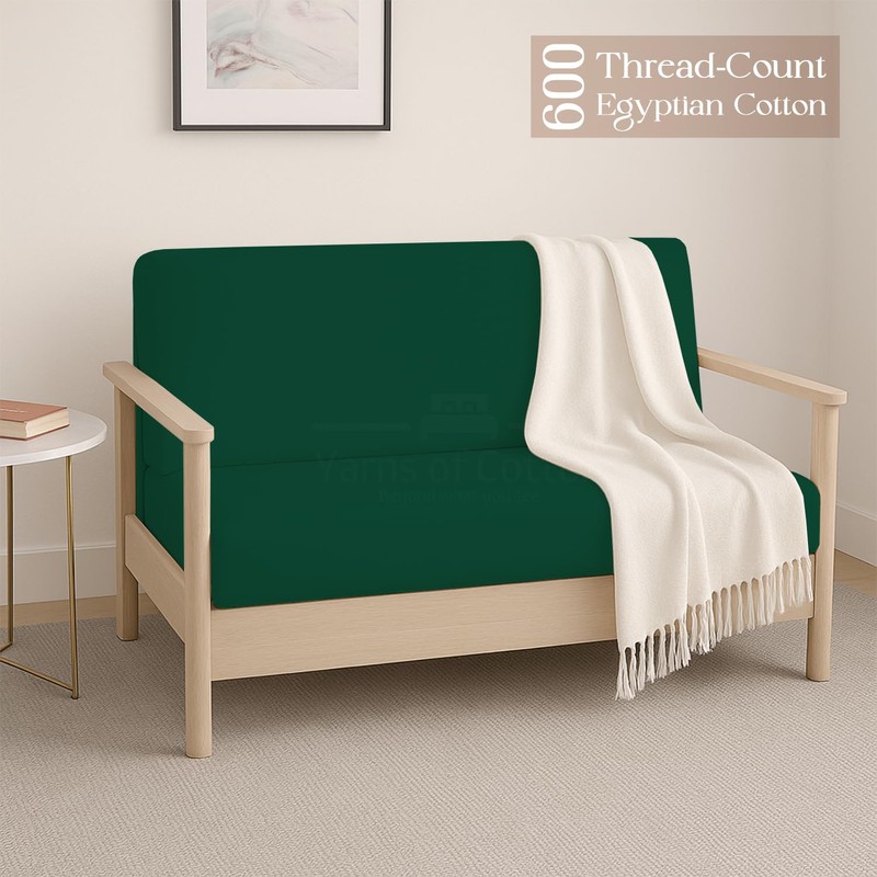 Full Size Armless Futon Covers - 100% Egyptian Cotton Futon
