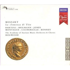 Mozart - La clemenza di Tito / Bartoli, Heilmann, Jones, Montague, Cachemaille, Bonney, AAM, Hogwood
