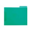 Staples Translucent Poly File Folders, Assorted, 6/Pack