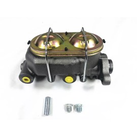 Rodspeedracing GM Cast Iron Universal Corvette Style Master Cylinder 1"Bore 1/2" & 9/16" Ports