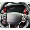 iJDMTOY Sports Red Performance Style Aluminum Paddle Shifter Extensions Compatible