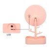 Espejo Para Maquillaje Tocador Con 3 Luz Led Recargable Usb
