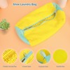 Pack of 2 Shoe Wash Bags, Washing Bags for Shoes,