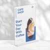 Europel Budget Table Stand, T-Stand, DIN A4 High, Polystyrene 1.5