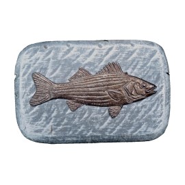 gostatue Fish brick plastic mold concrete plaster cement paving stone mould 9" x 6" x 2"