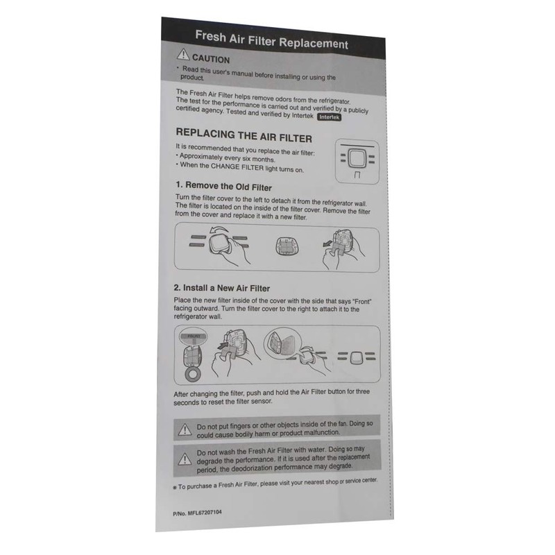 Kenmore Elite 9918 Refrigerator Air Filter