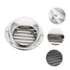 WHAMVOX Round Stainless Steel Vent Cover Windproof Louver Grille for