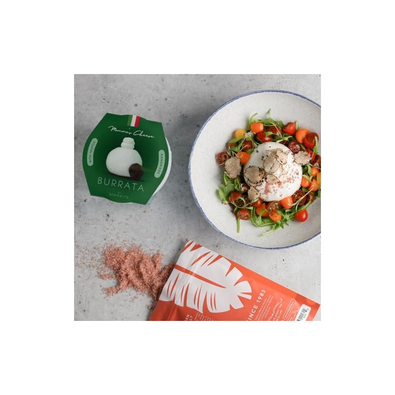 Mamma's Burrata Knotted with Truffles Italian Cheese - 8 oz